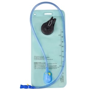 How do you prevent condensation or sweating on the exterior of a ns4552 2.0 liter hydration bladder, especially in humid conditions?
