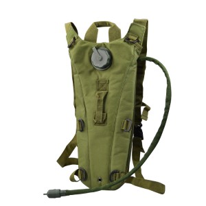 Thể thao ngoài trời Hydrat hóa Bladder Army Green Ba lô