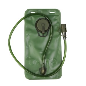 Vexiga de hidratación libre de BPA, verde militar