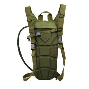 Sac à dos vert armée pour vessie d'hydratation pour sports de plein air