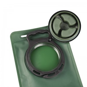 Спорт на открито Army Green Голяма отваряща се торба за вода за храна