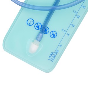 ការបើកតូច BPA Free Water Bag ការឡើងភ្នំ ការរត់ឡើងភ្នំ