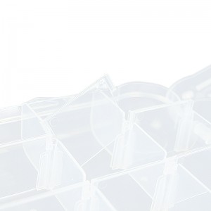 Plastic Transparent Fishing Tackle Box