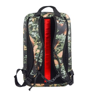 Backpack dìon-uisge camouflage armachd