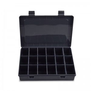 Transparent Plastic Fishing Tackle Box Lure Box Black