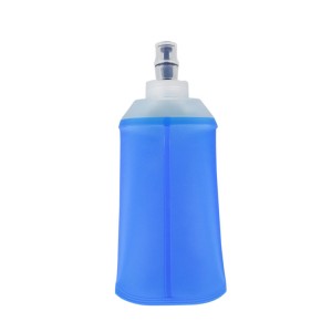 Sagte fles opvoubare sagtewaterbottel draagbaar