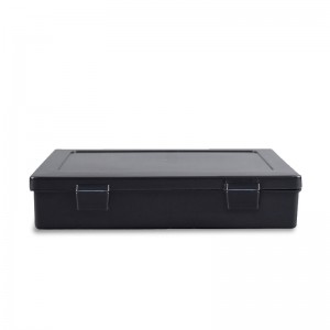 Fishing Plastic Transparent Box Lure Box Black